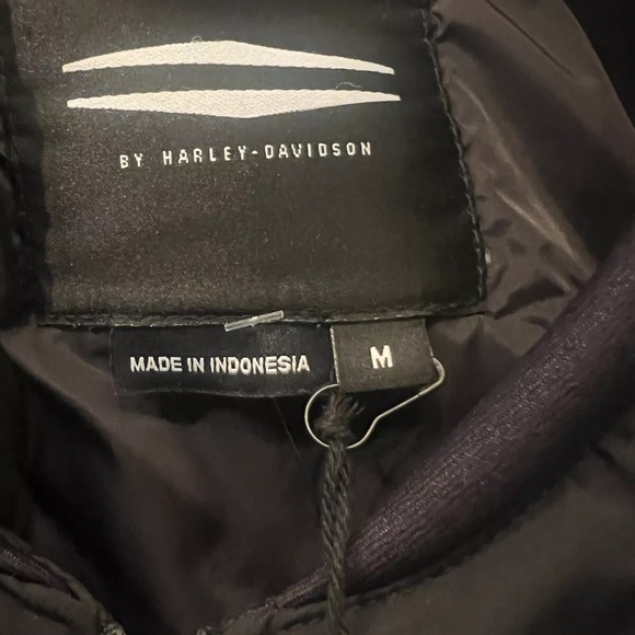 Harley Davidson H-D Collection Primaloft Insulated Black Vest Mens Size Medium - Picture 6 of 6